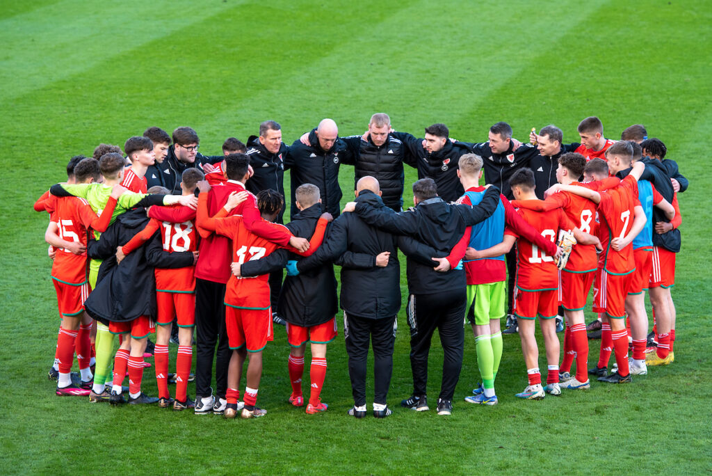 The 2023 UEFA U17 Elite Round between Cymru & Iceland at Dragon Park on the 25th of March 2023.