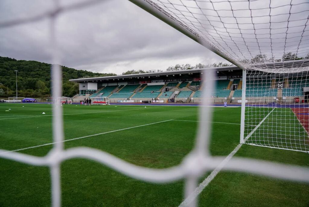 during the Genero Adran Premier fixture between between Cardiff City FC Women & Pontypridd United Women on September 4th, 2022, Cardiff International Sports Campus, Cardiff, Wales