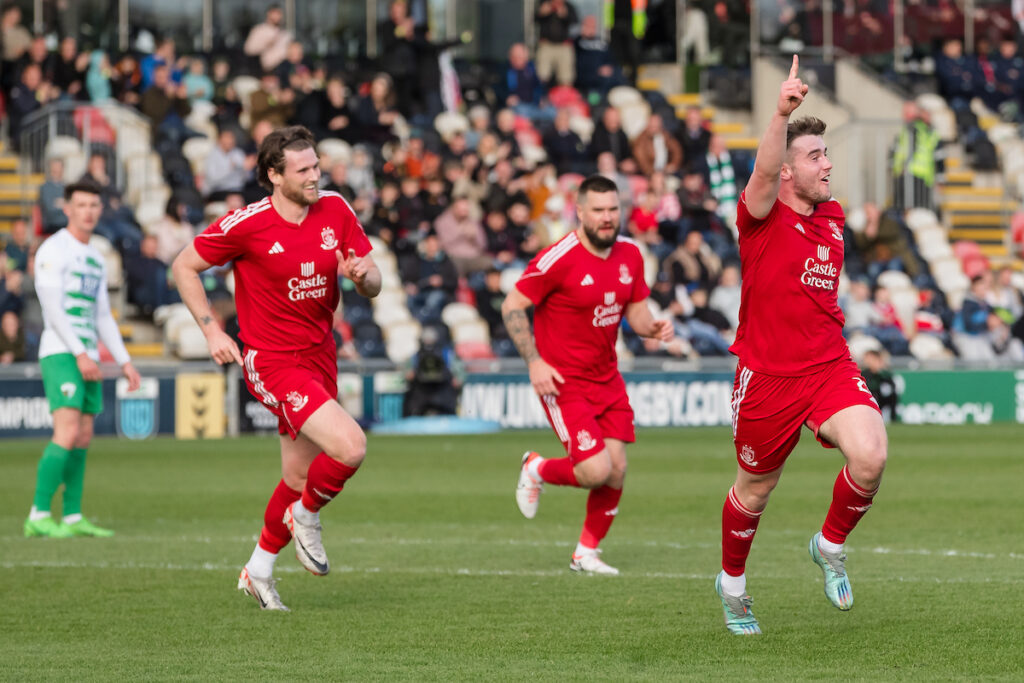 For the second time in their history, Connah’s Quay lifted the JD Welsh Cup, as they defeated The New Saints 2-1 at Rodney Parade.
