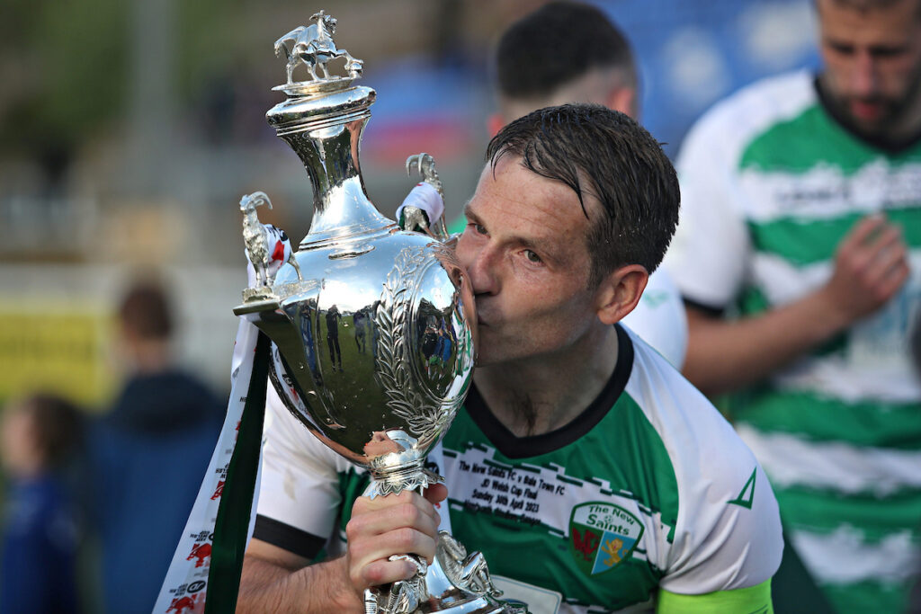 TNS' Chris Marriot after The New Saints FC vs Bala Town FC in the 134th JD Welsh Cup Final at Nantporth Stadium, Bangor