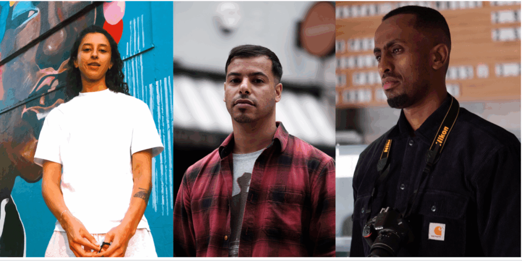 Regan Griffin (L), Shaqi Hasson (C), Yusuf Ismail (R)