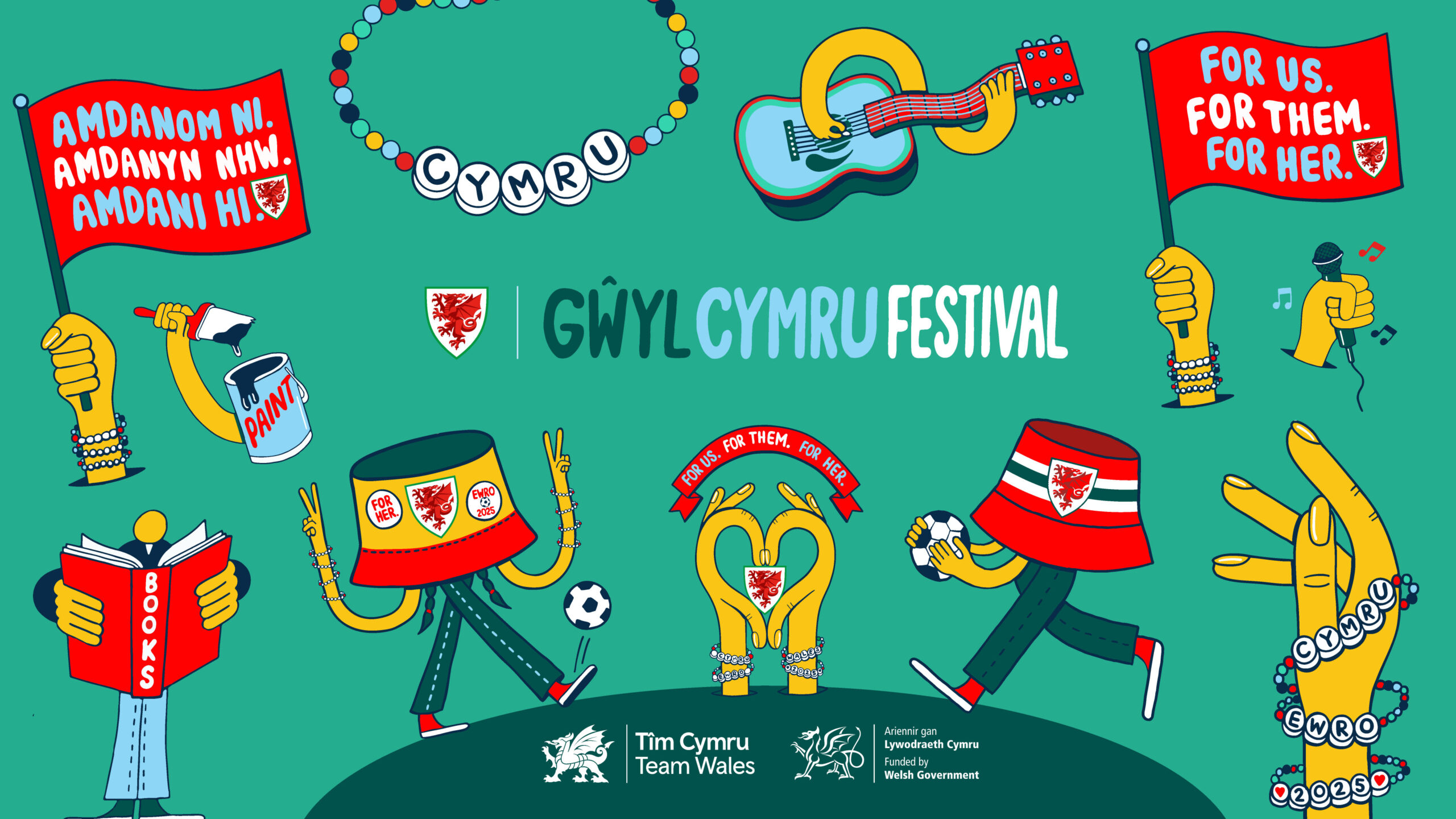 Dathllu Cymru yn Bow Street Festival