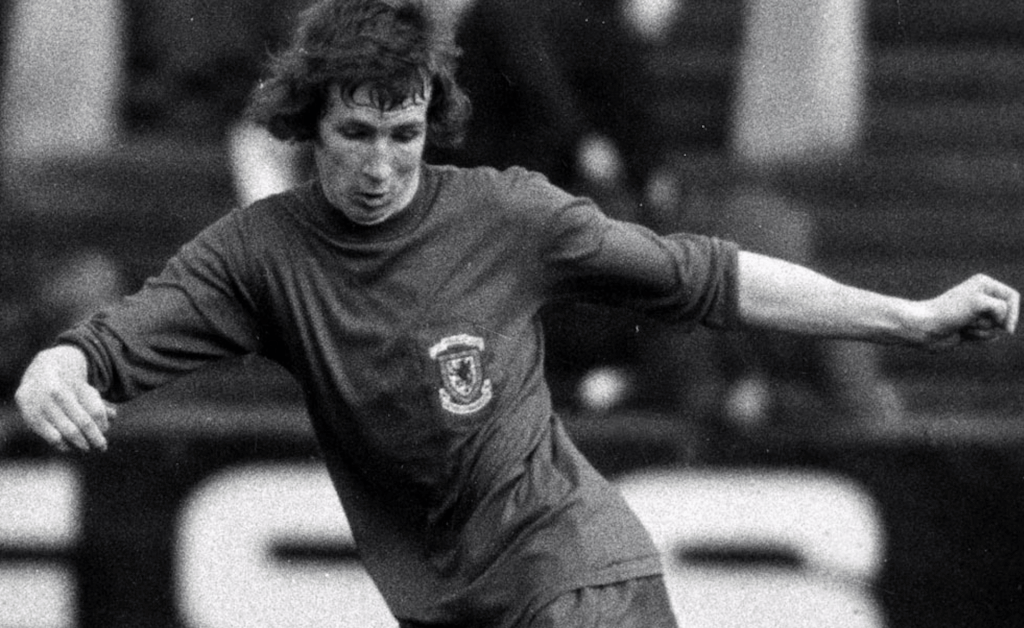 Joey Jones in action for Wales