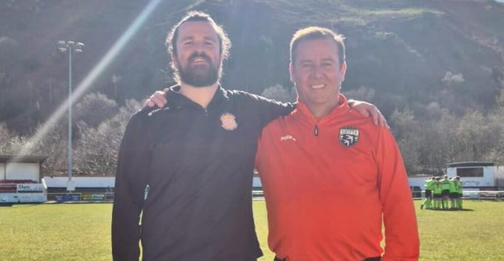 A photo of Simon Allen and Steve Montgomery from Conwy Borough Swifts