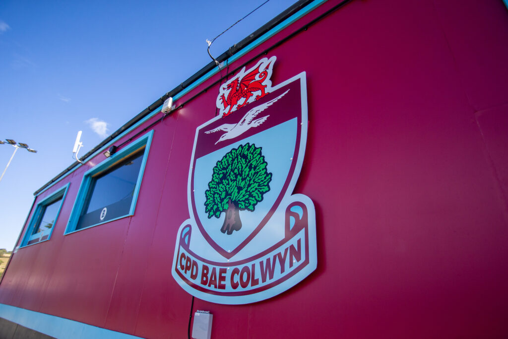 General View of the Colwyn Bay badge, the base for the Cymru MU19 team at the Blue Turtle Arena