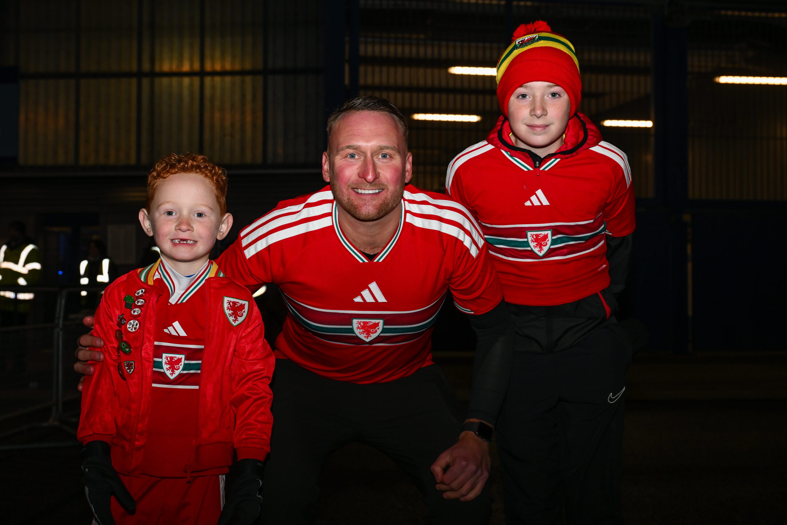 CARDIFF, WALES - 18 NOVEMBER 2025: fans arrive ahead of the 2026 FIFA World Cup European Qualifying fixture between Wales & North Macedonia on the 18th of November at the Cardiff City Stadium, Cardiff, Wales